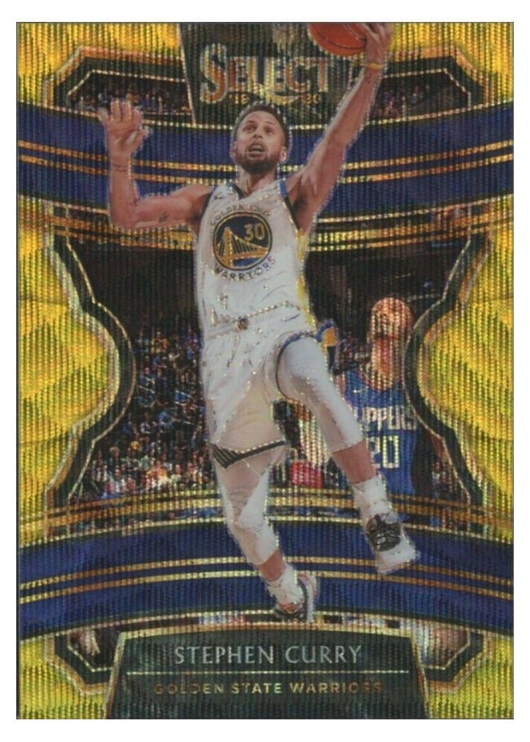 2019-20 Panini Select Base Set Stephen Curry #91 card