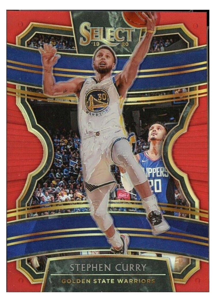 2019-20 Panini Select Base Set Stephen Curry #91 card