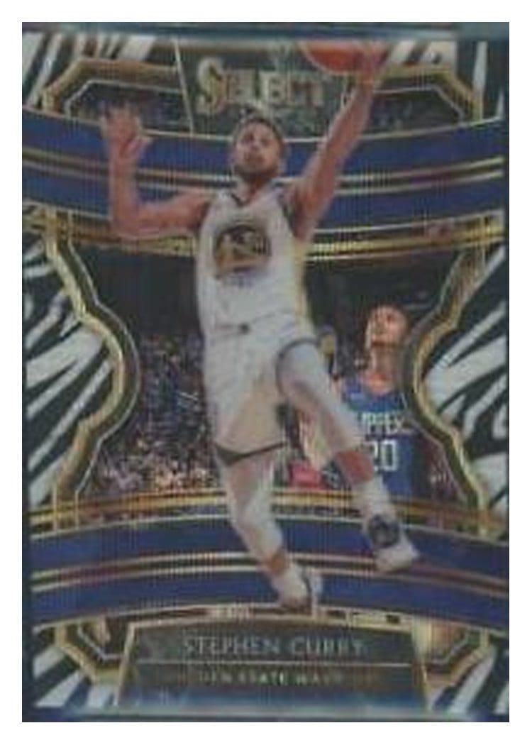 2019-20 Panini Select Base Set Stephen Curry #91 card