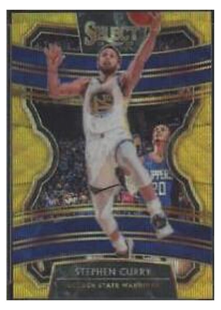 2019-20 Panini Select Base Set Stephen Curry #91 card