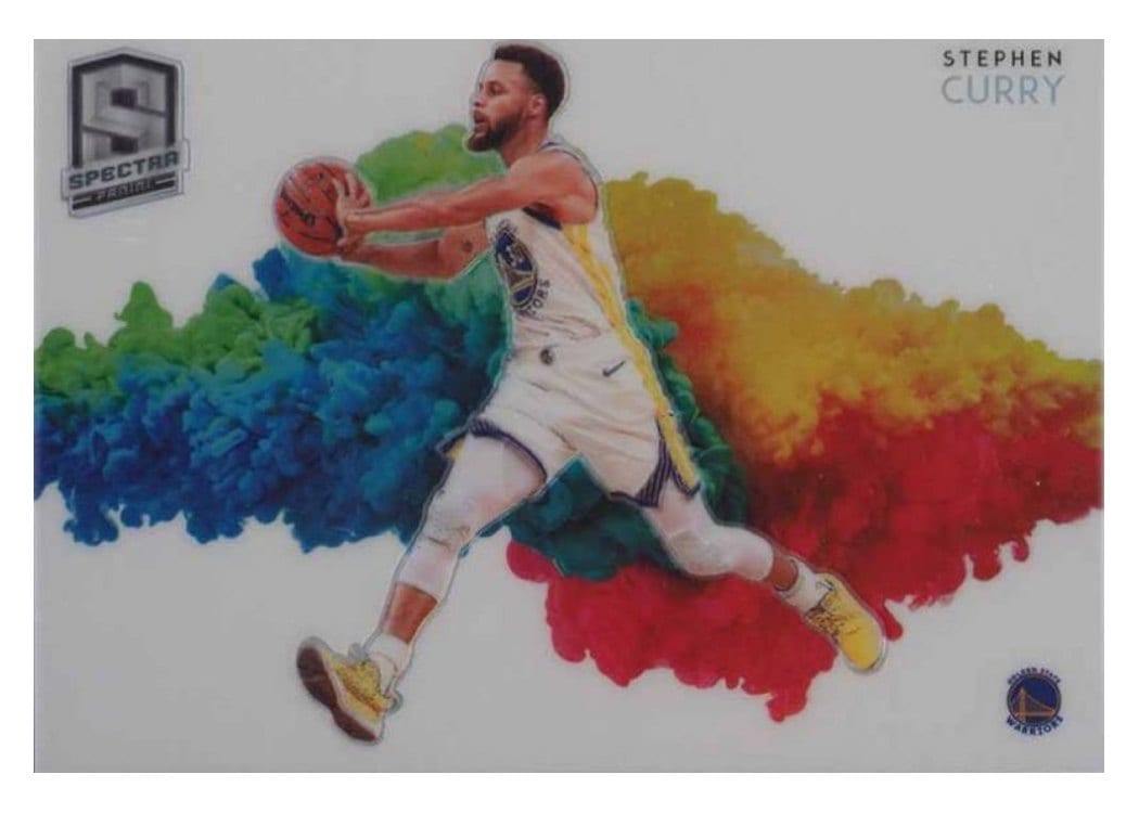 2019 Panini Spectra Color Blast Stephen Curry #12 card