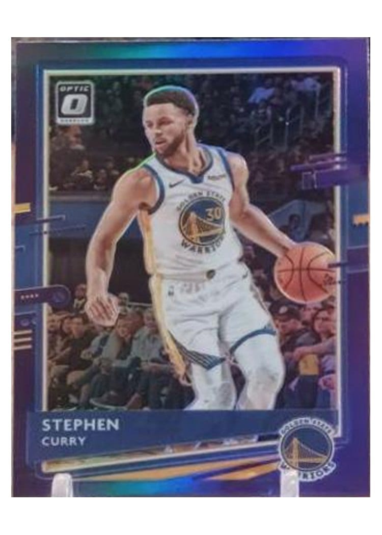 2020-21 Donruss Optic Base Set Stephen Curry Purple #17 card