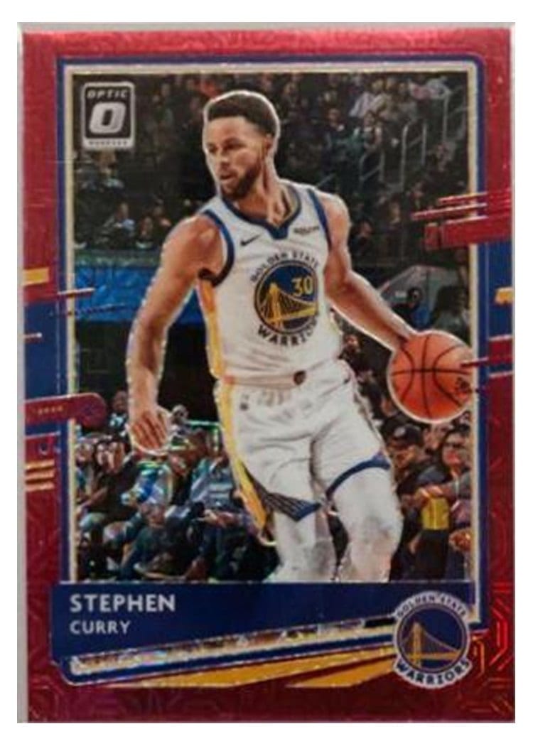 2020-21 Donruss Optic Base Set Stephen Curry Choice Red #17 card