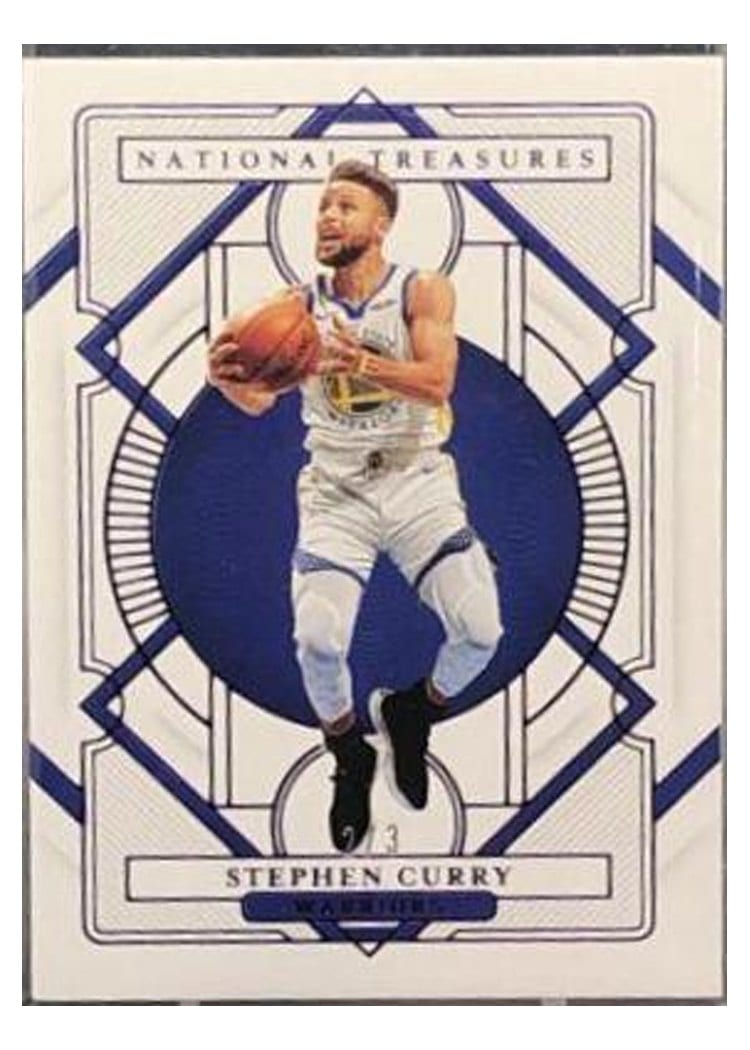 2020-21 Panini National Treasures Base Set Stephen Curry #78 card