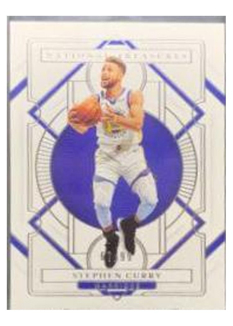 2020-21 Panini National Treasures Base Set Stephen Curry #78 card