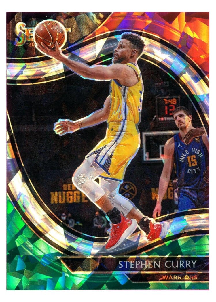 2020-21 Panini Select Base Set Stephen Curry #204 card
