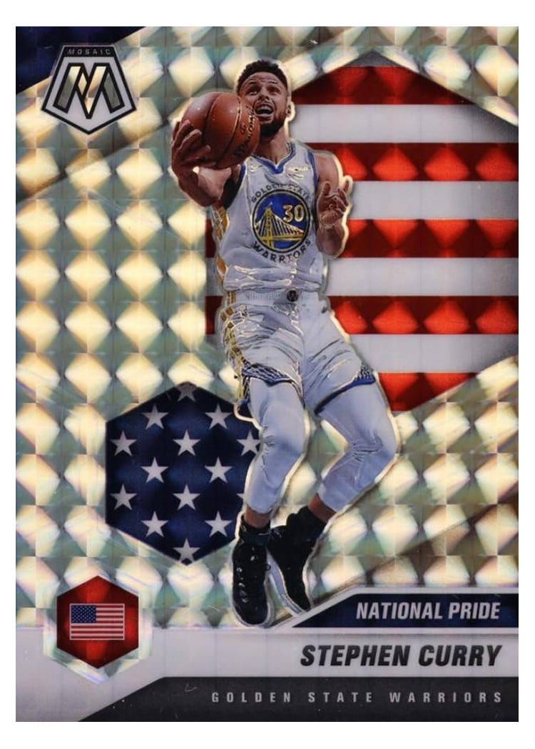 2020 Panini Mosaic Stephen Curry #249 card