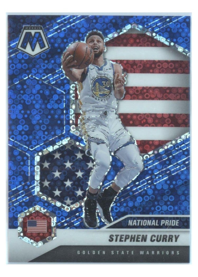 2020 Panini Mosaic Stephen Curry #249 card