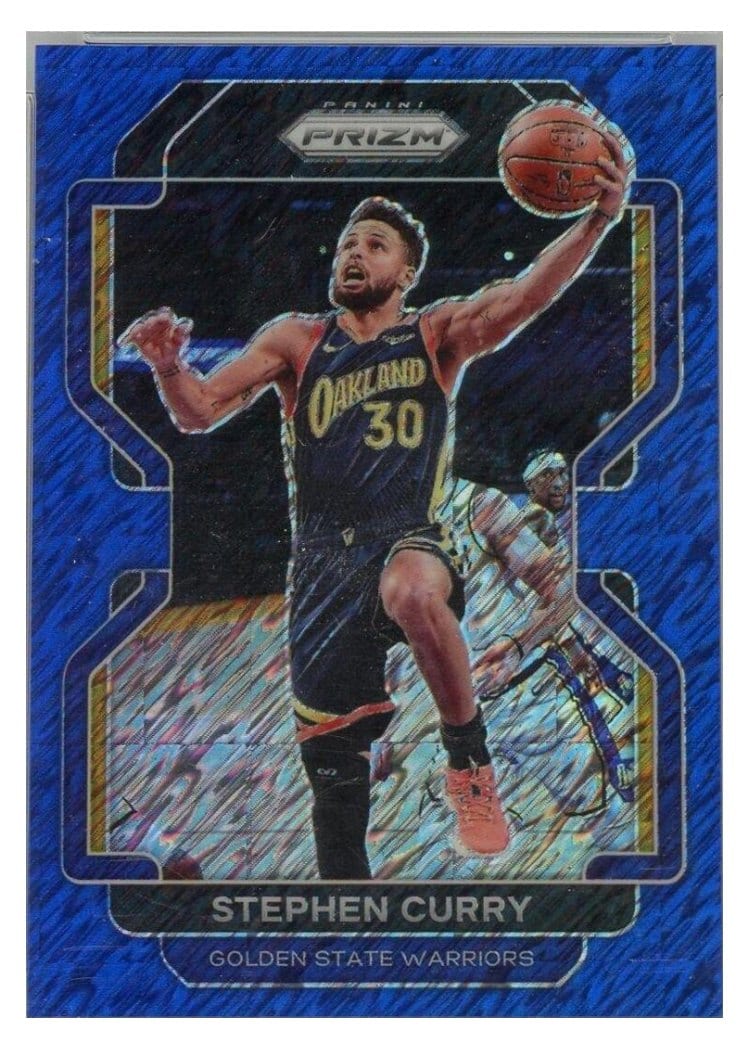 2021-22 Panini Prizm Base Set Stephen Curry #154 card
