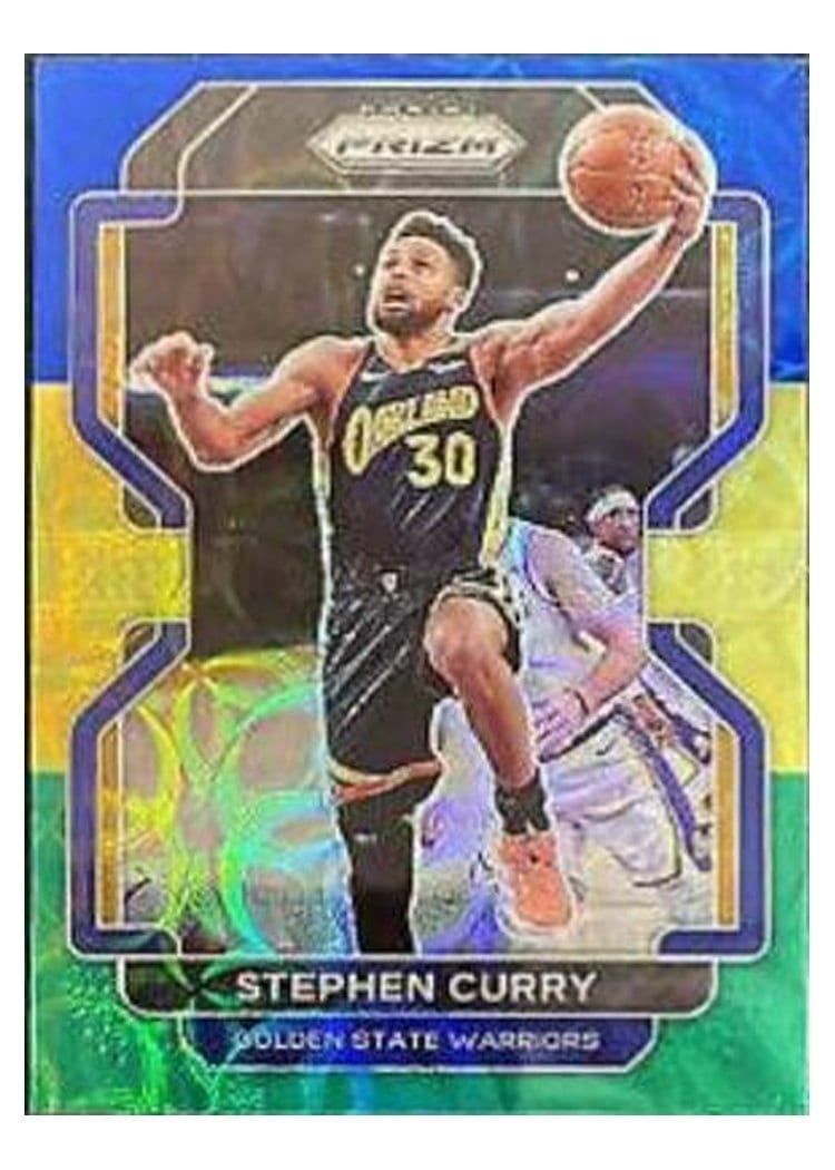 2021-22 Panini Prizm Base Set Stephen Curry #154 card