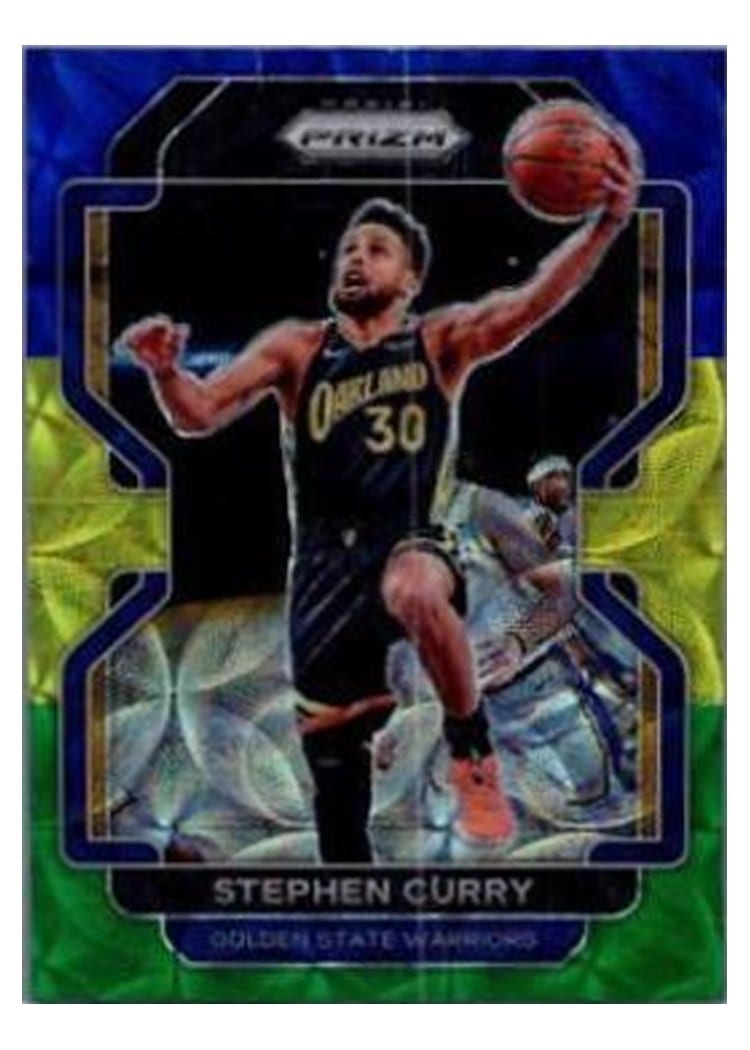 2021-22 Panini Prizm Base Set Stephen Curry #154 card