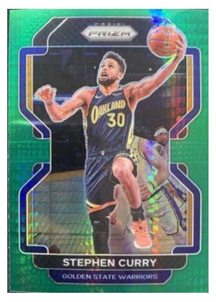 2021-22 Panini Prizm Base Set Stephen Curry #154 card