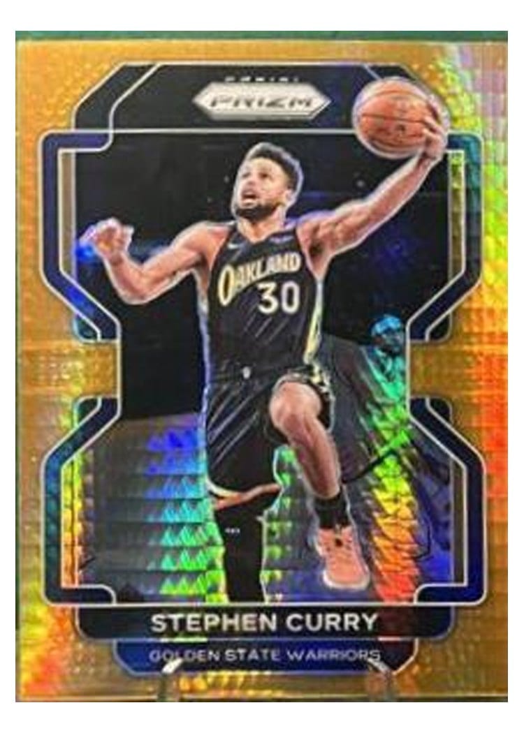 2021-22 Panini Prizm Base Set Stephen Curry #154 card