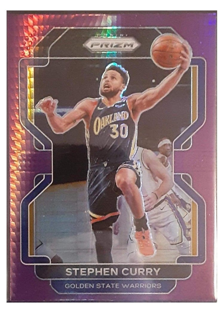 2021-22 Panini Prizm Base Set Stephen Curry #154 card