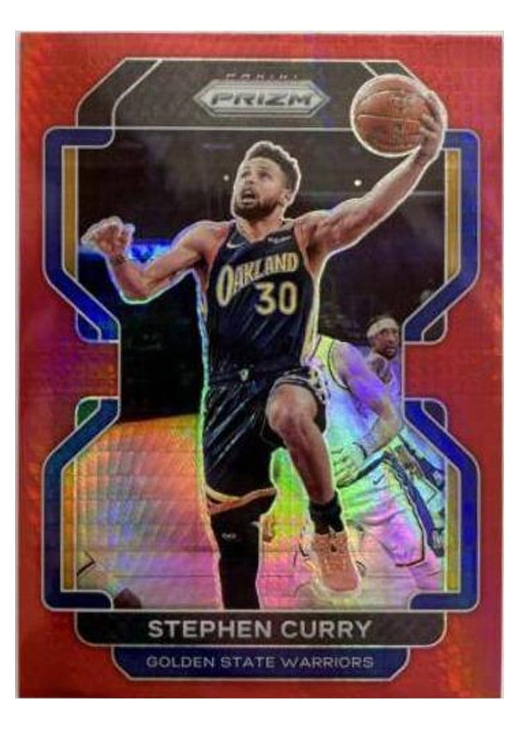 2021-22 Panini Prizm Base Set Stephen Curry #154 card