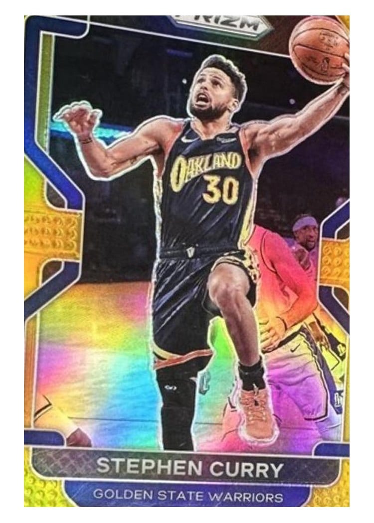 2021-22 Panini Prizm Base Set Stephen Curry #154 card