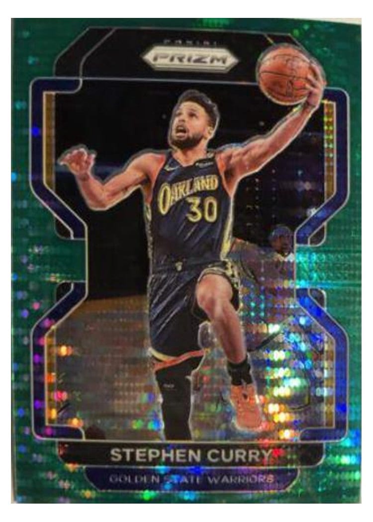 2021-22 Panini Prizm Base Set Stephen Curry #154 card