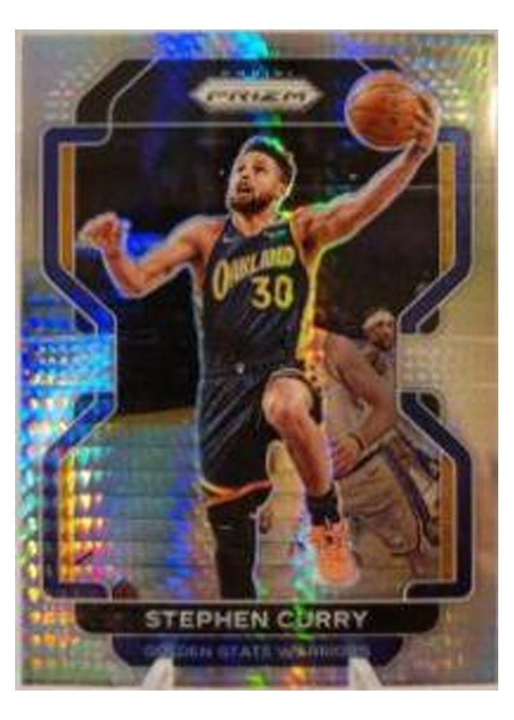 2021-22 Panini Prizm Base Set Stephen Curry #154 card