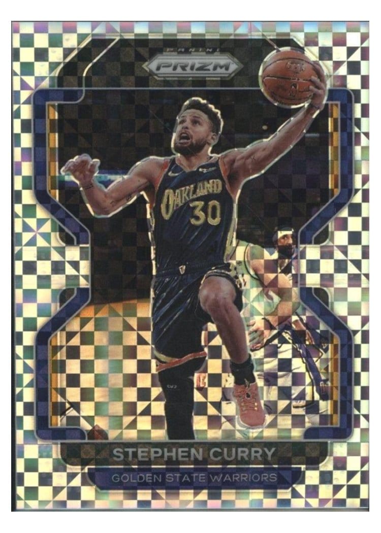 2021-22 Panini Prizm Base Set Stephen Curry #154 card
