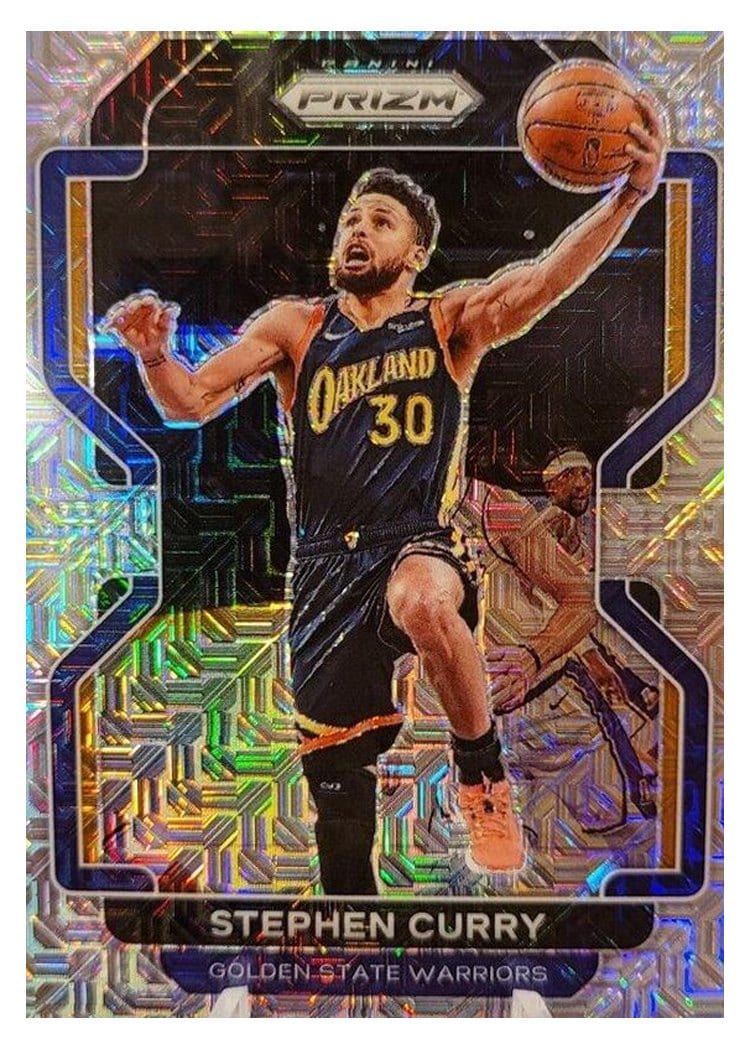 2021-22 Panini Prizm Base Set Stephen Curry #154 card