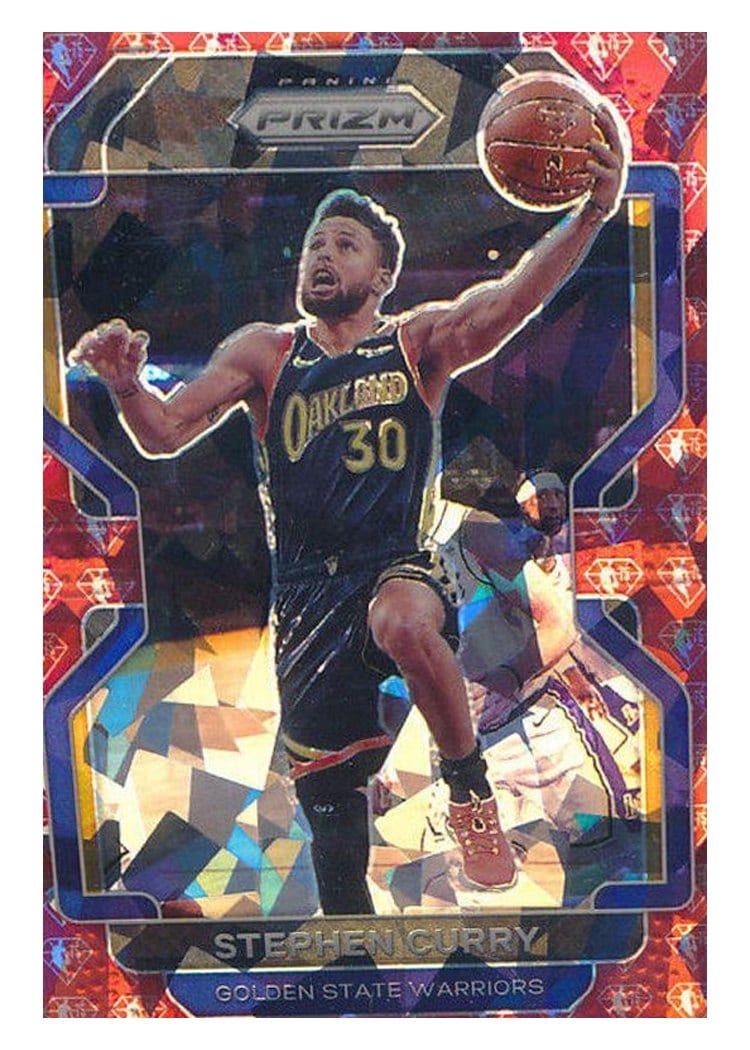 2021-22 Panini Prizm Base Set Stephen Curry #154 card