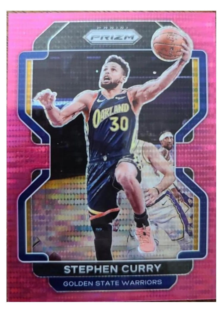 2021-22 Panini Prizm Base Set Stephen Curry #154 card