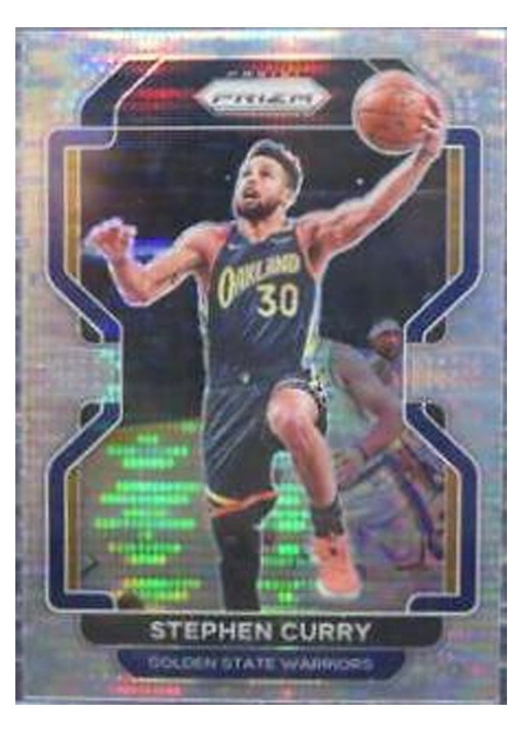 2021-22 Panini Prizm Base Set Stephen Curry #154 card