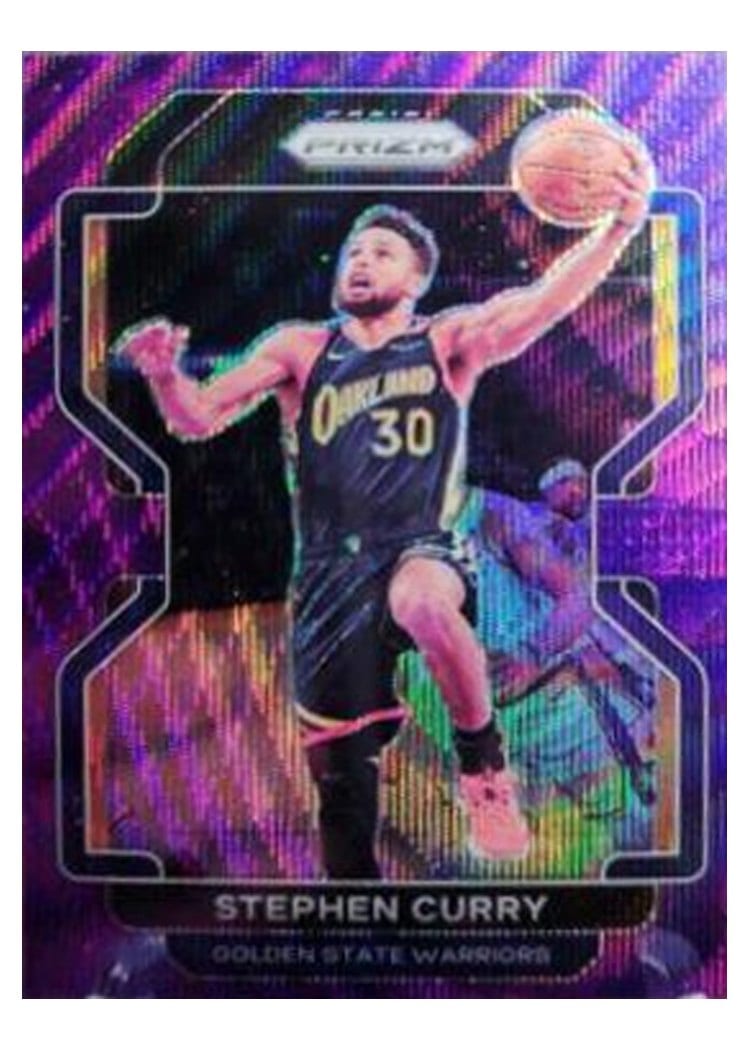 2021-22 Panini Prizm Base Set Stephen Curry #154 card