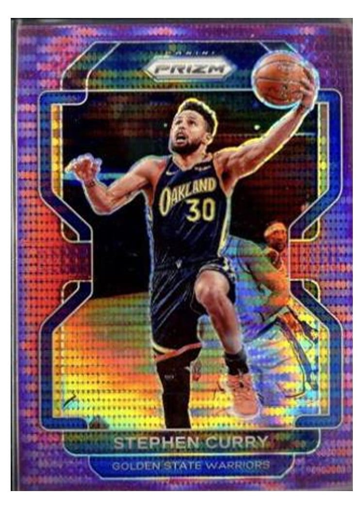 2021-22 Panini Prizm Base Set Stephen Curry #154 card