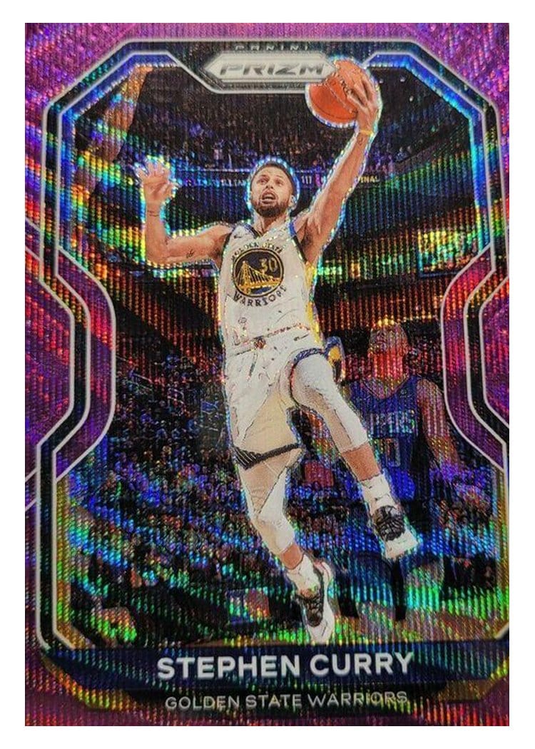 2021-22 Panini Prizm Base Set Stephen Curry #154 card