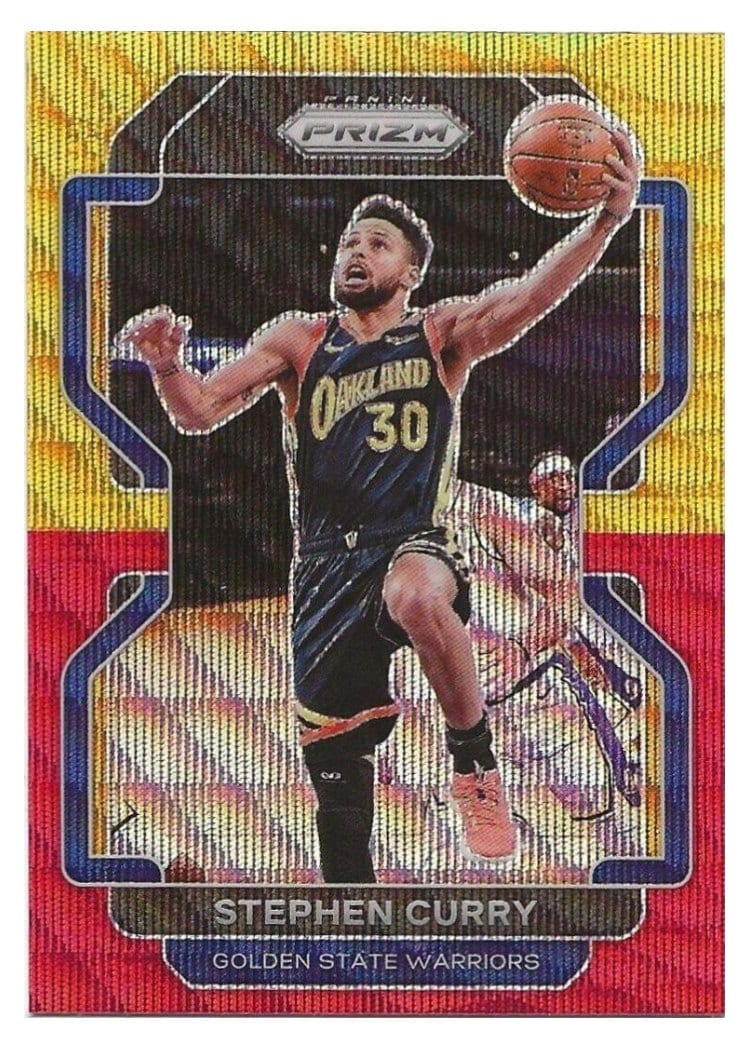 2021-22 Panini Prizm Base Set Stephen Curry #154 card