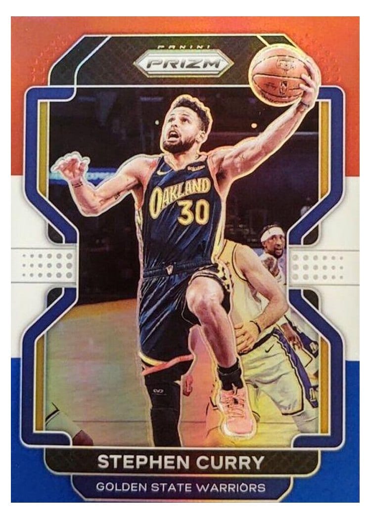 2021-22 Panini Prizm Base Set Stephen Curry #154 card