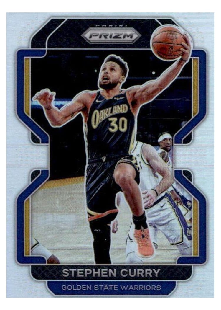 2021-22 Panini Prizm Base Set Stephen Curry #154 card