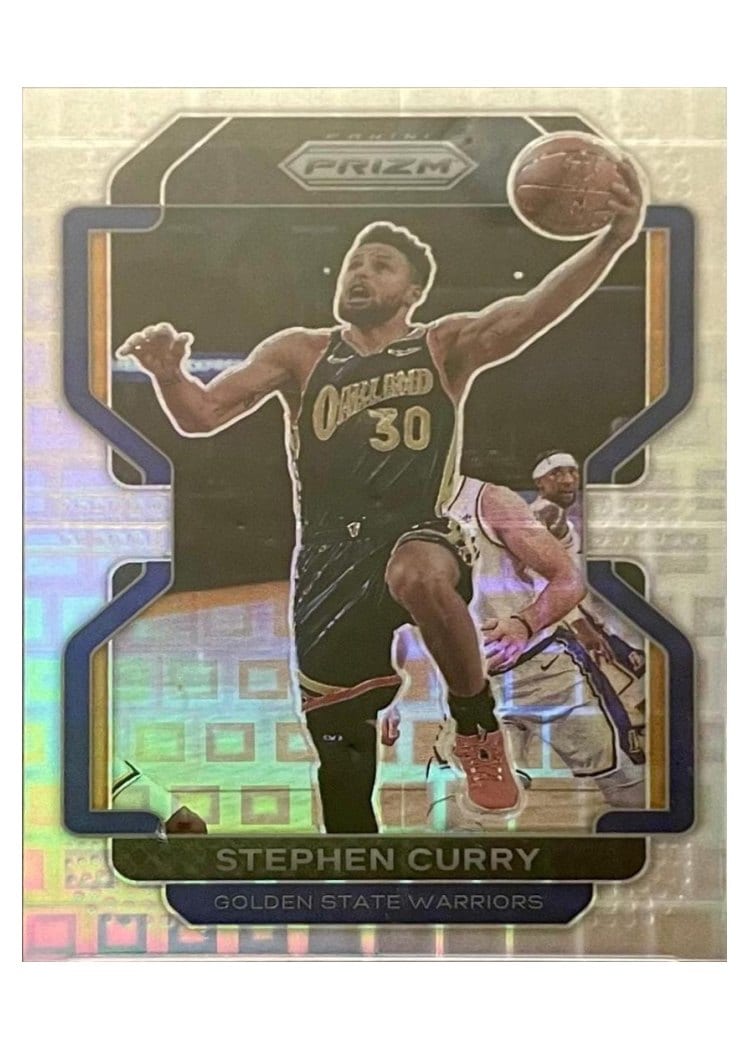 2021-22 Panini Prizm Base Set Stephen Curry #154 card