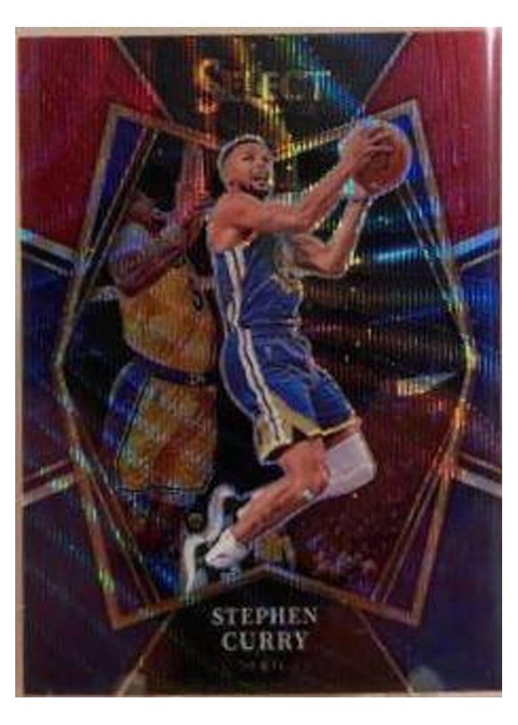 2021-22 Panini Select Base Set Stephen Curry #121 card