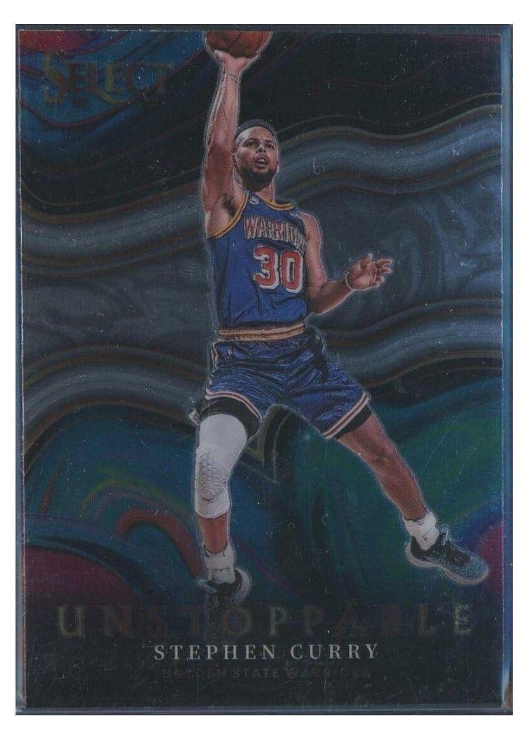 2021-22 Panini Select Unstoppable Stephen Curry #3 card