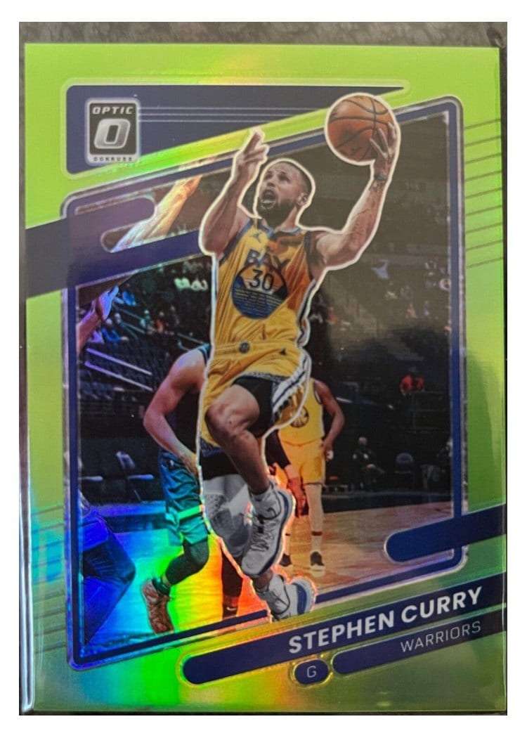 2021 Panini Donruss Optic Stephen Curry #128 card