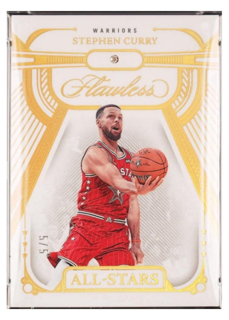 2023-24 Panini Flawless All-Stars Stephen Curry #125 card