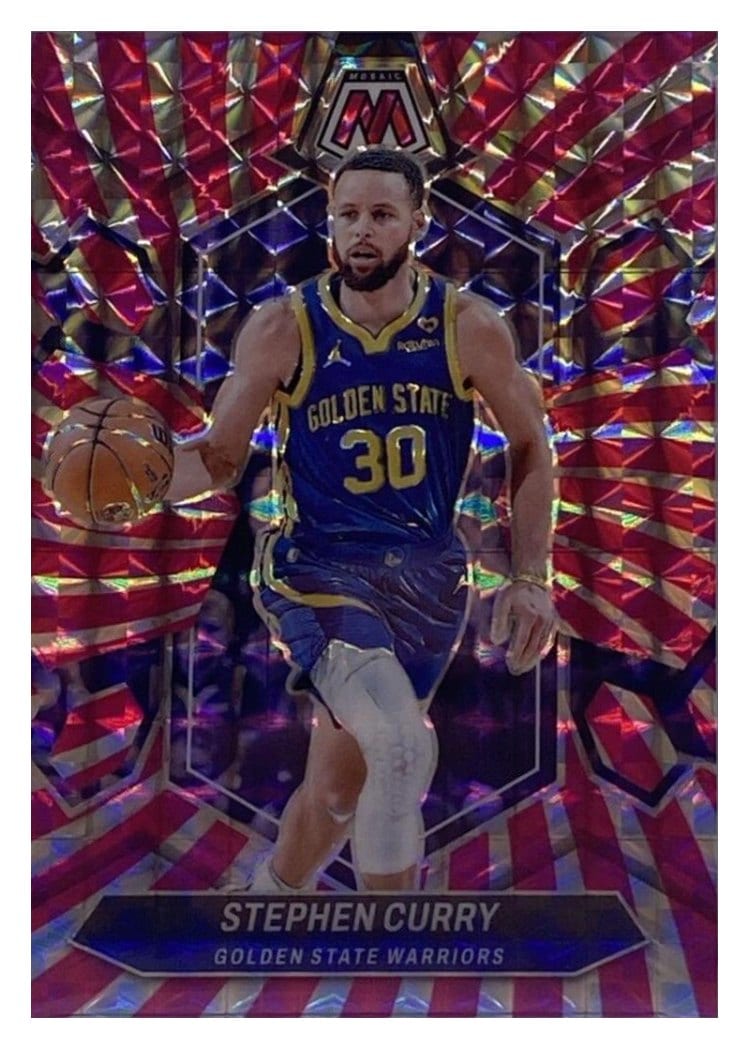 2023-24 Panini Mosaic Base Set Stephen Curry #3 card