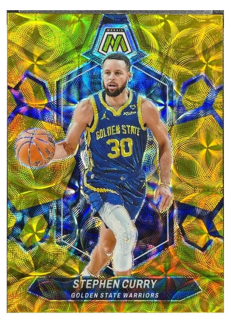 2023-24 Panini Mosaic Base Set Stephen Curry #3 card