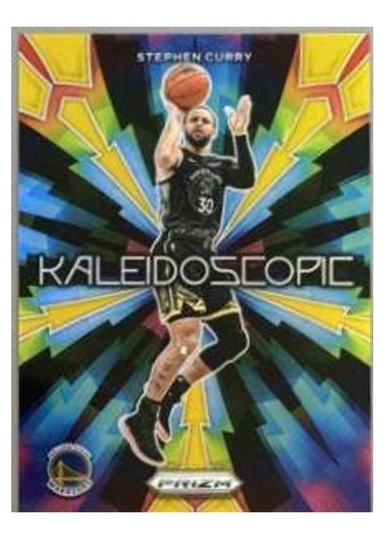 2023-24 Panini Prizm Base Set Stephen Curry Gold #119 card