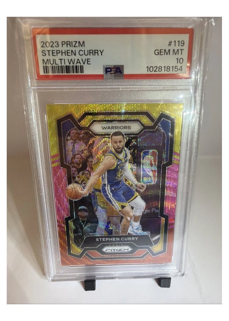 2023-24 Panini Prizm Base Set Stephen Curry #119 card