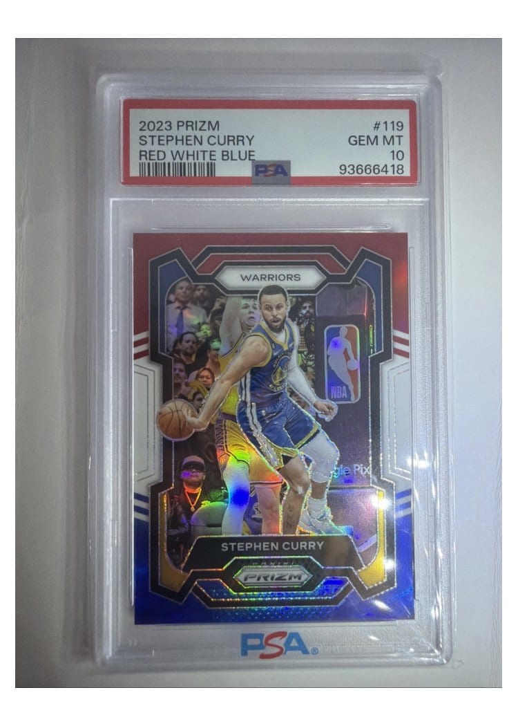 2023-24 Panini Prizm Base Set Stephen Curry #119 card