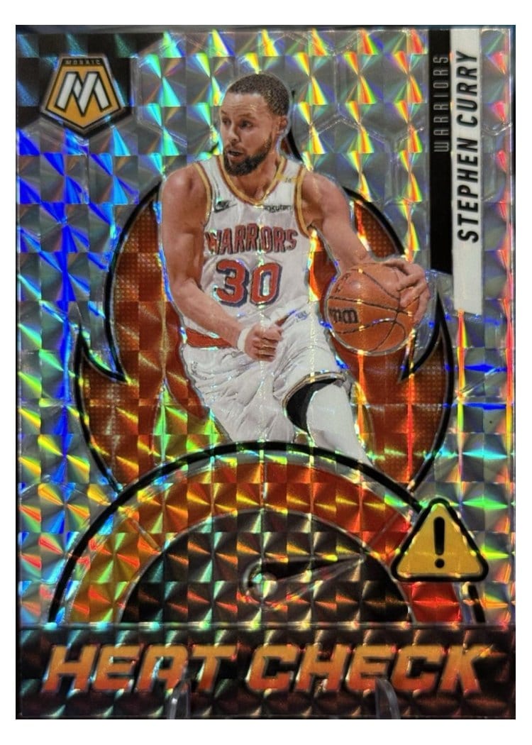 2024-25 Panini Mosaic Heat Check Stephen Curry #5 card