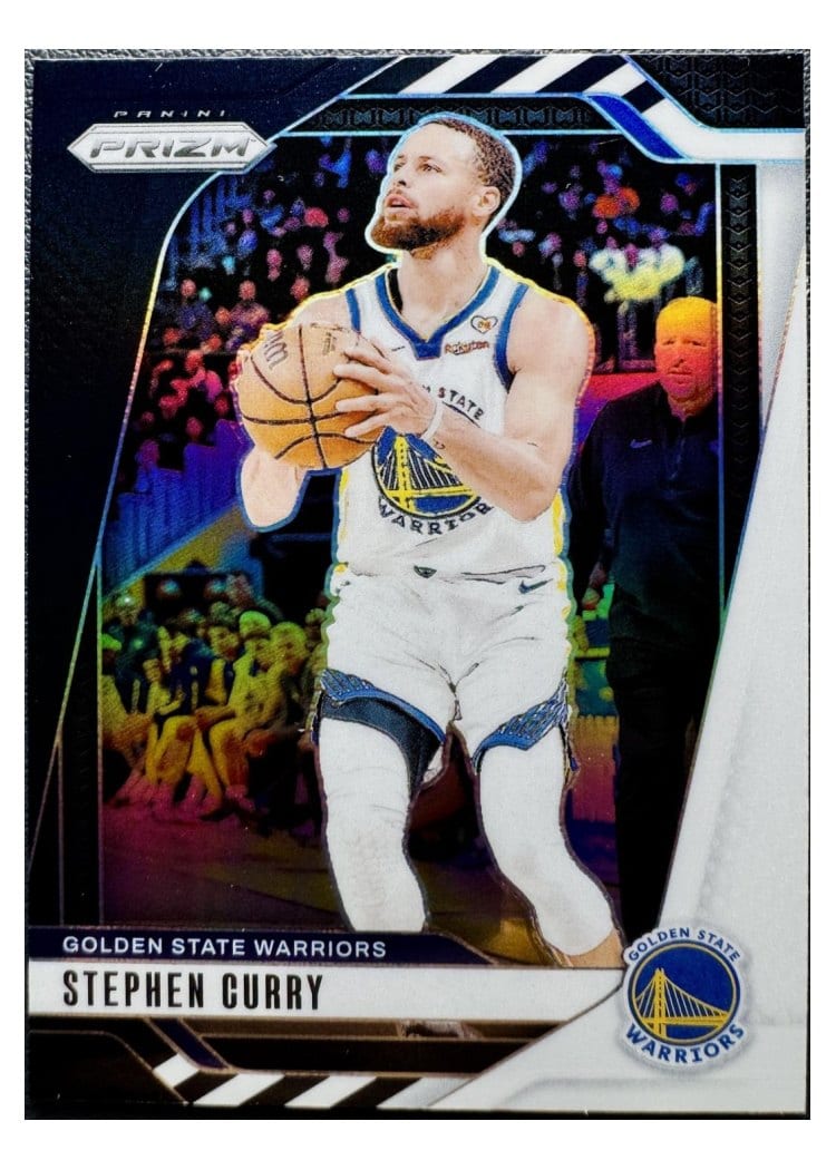 2024-25 Panini Prizm Base Set Stephen Curry Black White #134 card