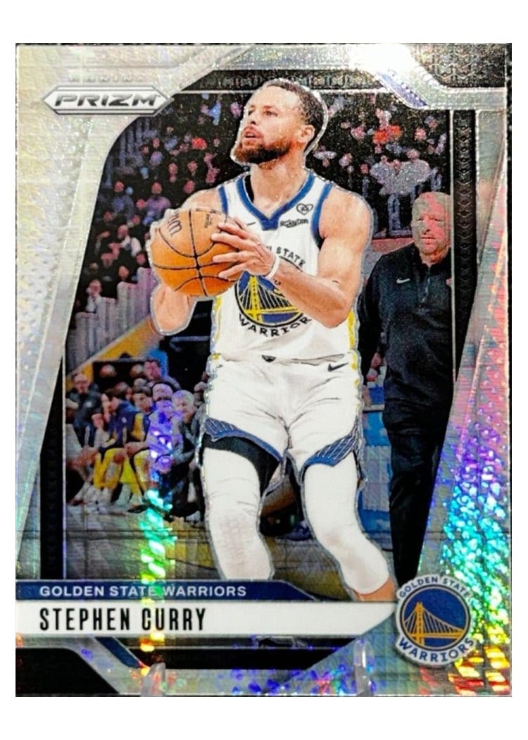2024-25 Panini Prizm Base Set Stephen Curry Hyper #134 card