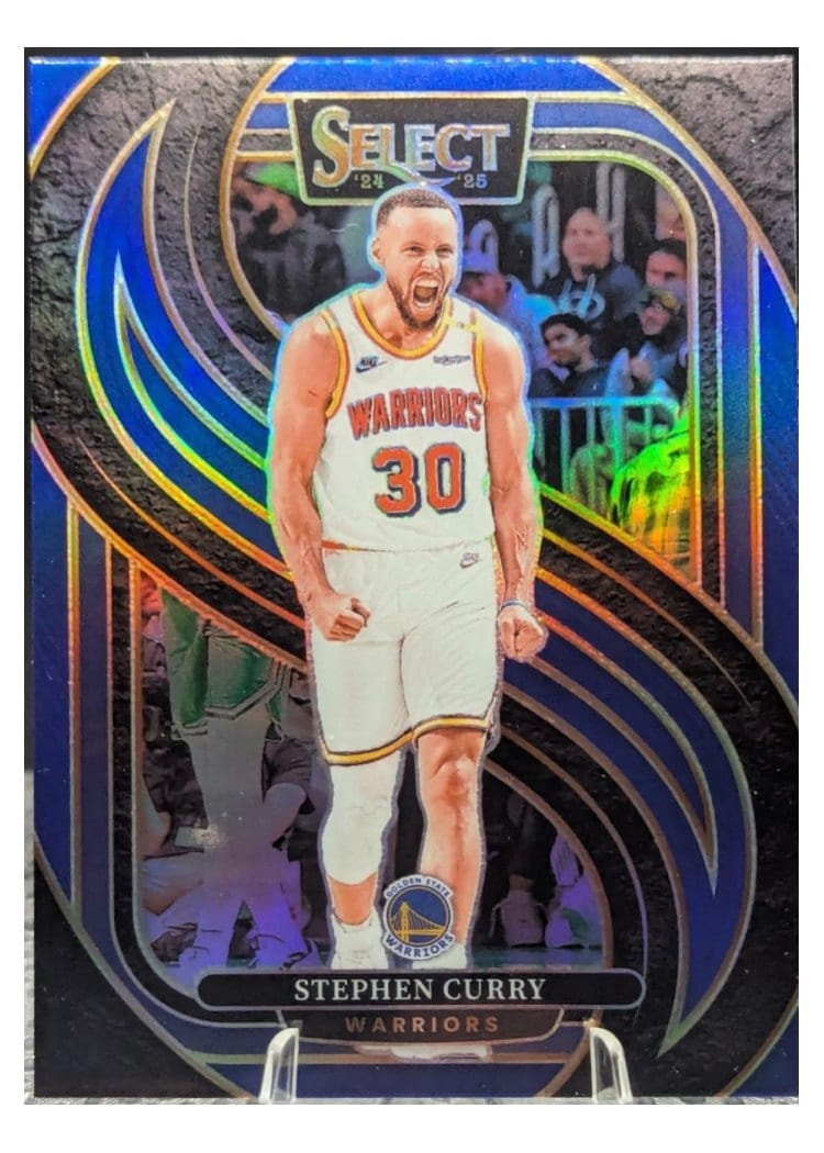 2024-25 Panini Select Base Set Stephen Curry Elephant Prizm #143 card