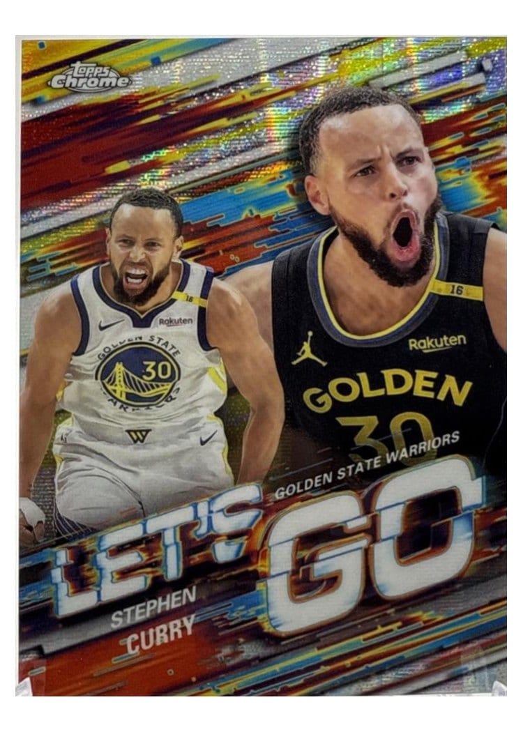 2025-26 Topps Chrome Let's Go Stephen Curry #LG-1 card