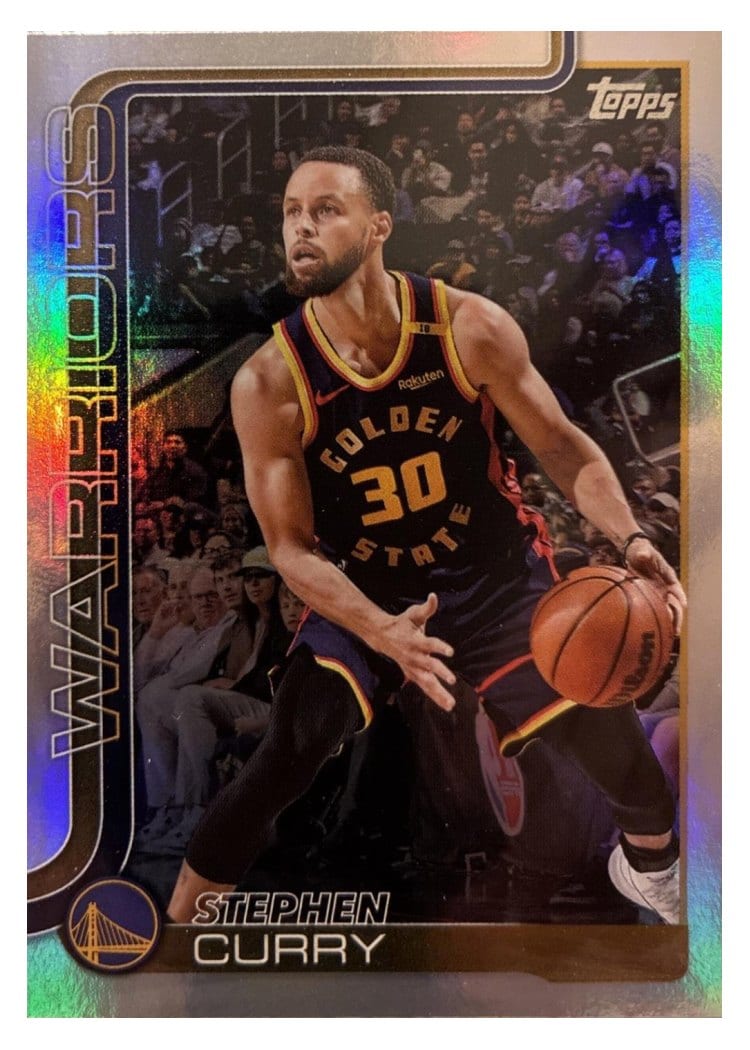 2025 Topps Stephen Curry Rainbow Foilboard #135 card