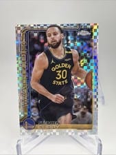 2025 Topps Chrome Stephen Curry #201 card